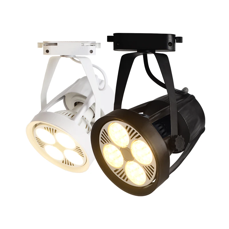 Рельсовый Точечный светильник s лампа светодиодный отслеживающий для магазина