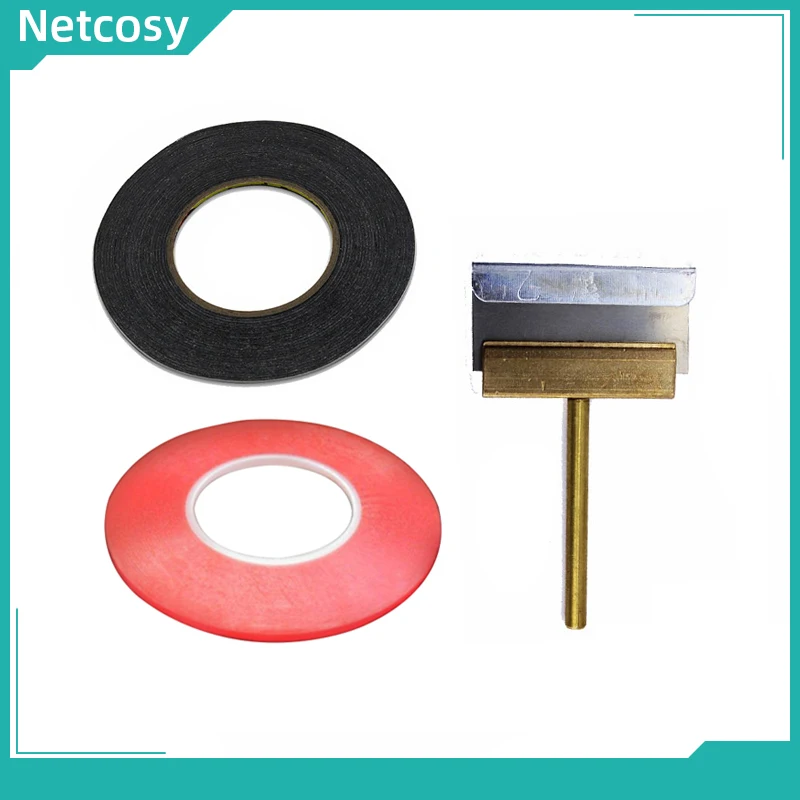 Netcosy 30W УФ клей средство для ухода и 2 мм Черный Двухсторонняя клейкая лента &