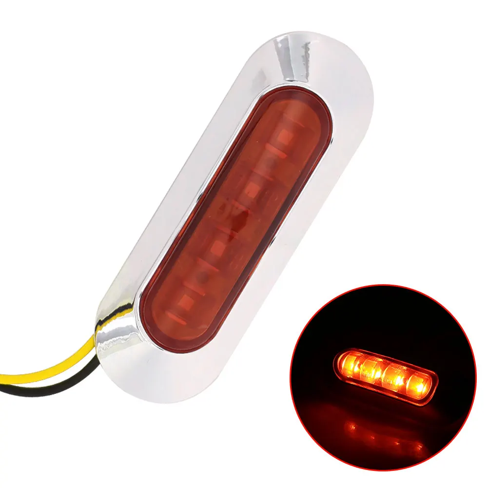 

Маркер светильник 4LED Универсальный SUV индикатор светильник 12/24 в яркий автобус боковой светильник для грузовика