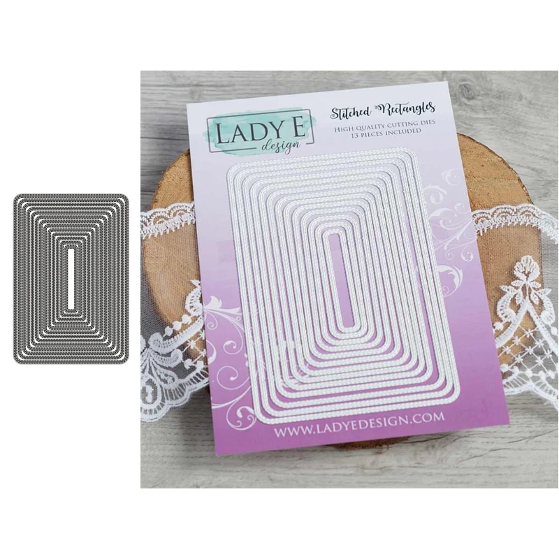

Rectangular Metal Cutting Dies for Scrapbooking Handmade Tools Mold Cut Stencil New DIY Card Make Mould Model Craft Decoration