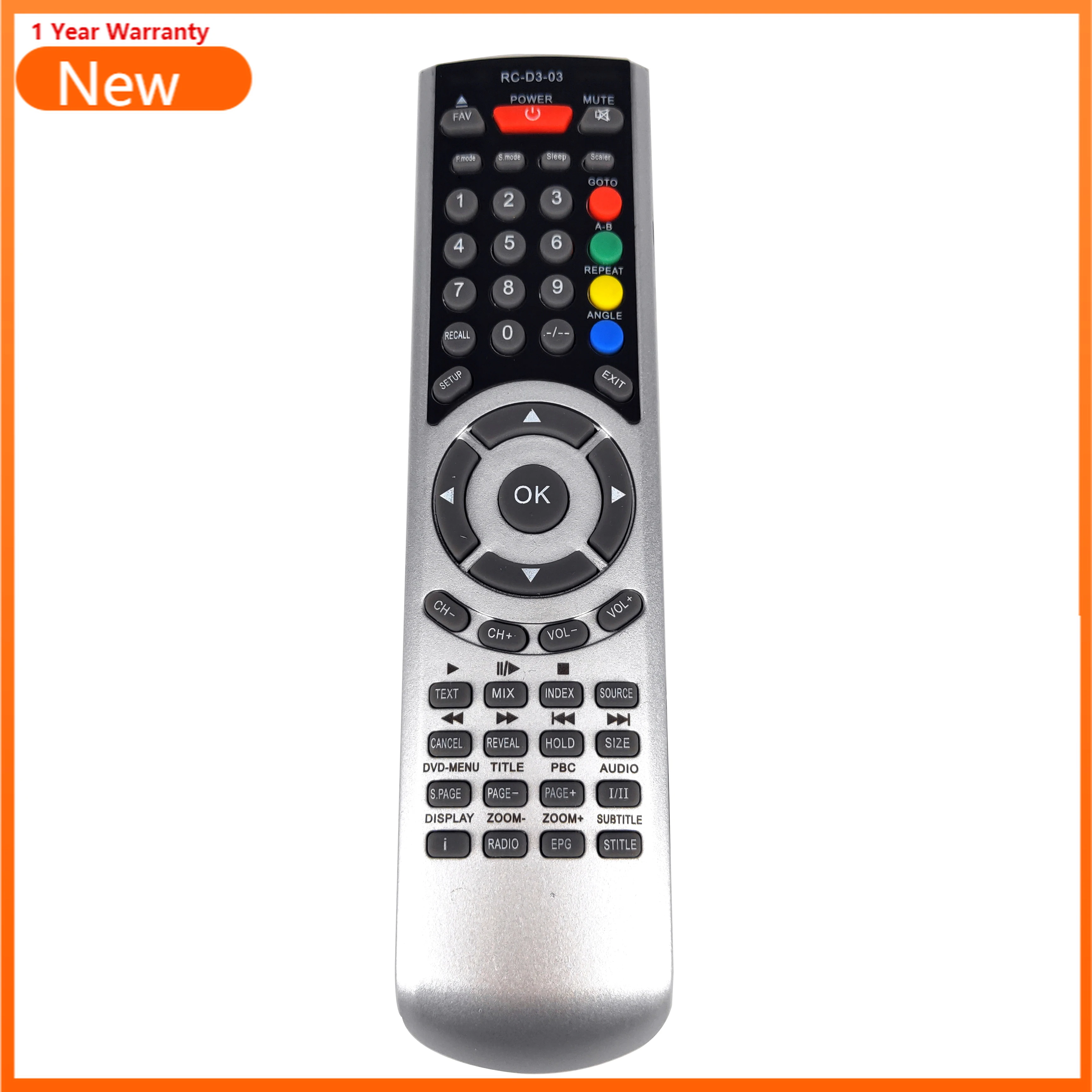Новый RC D3 03 Замена для TECHNIKA сенсорного смартфона ТВ/DVD двухконтурный