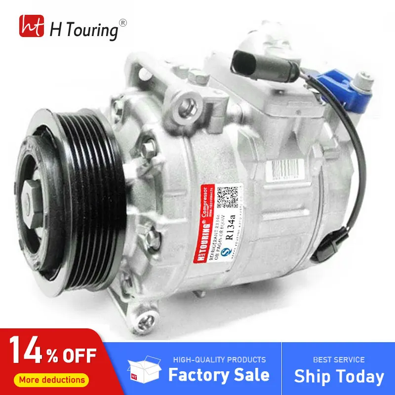 Компрессор переменного тока 7SEU17C для VW T5 Transporter Multivan Amarok 2.0 TDI 437100 -7250 7E 0820803 7Е F H 0260803