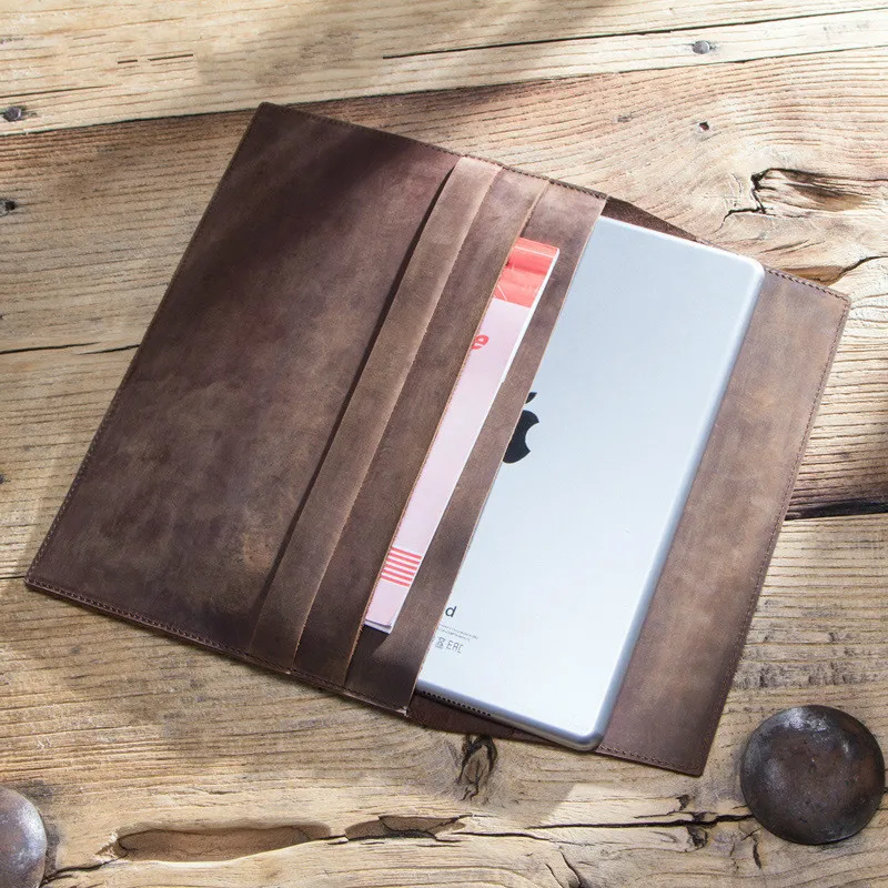 Crazy Horse Flat Case Universal Protective Tablet Universalleather Macbook Cover IPad For 7.9 And 9.7 Inch |