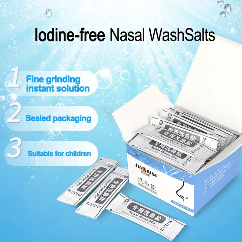 2 7 г * 60 пакетов в коробке носовую краску смесь соли носовые принадлежности для
