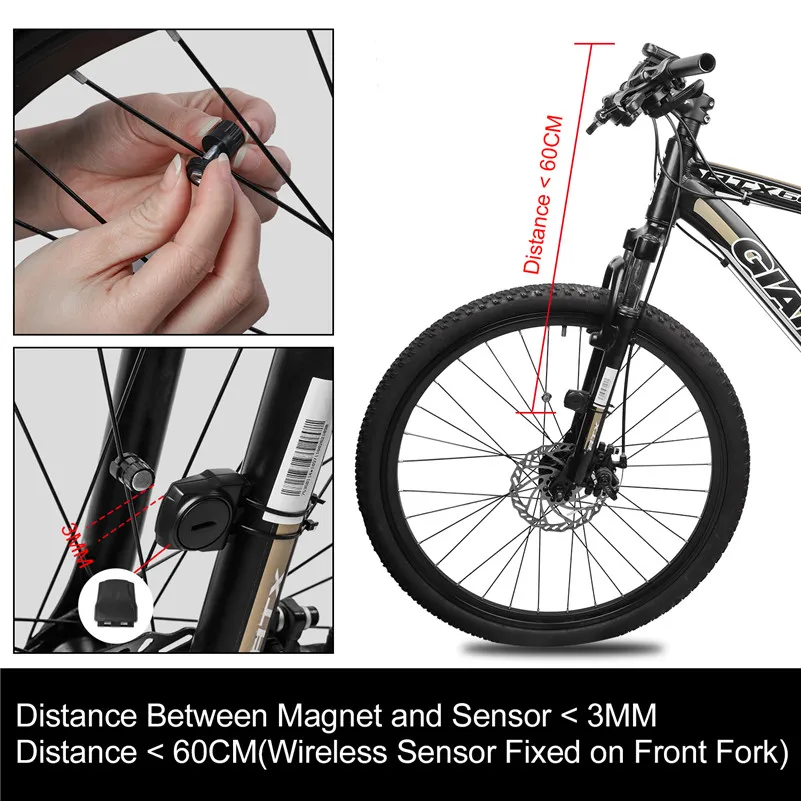 

WEST BIKING Bike Computer Speedometer Odometer Multifunctional Cycling Computer Rainproof Solar Power Bicycle Wireless Computer