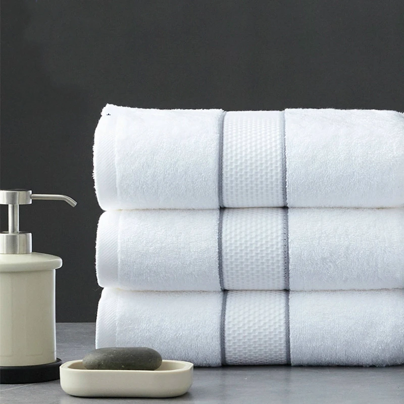 

Luxury Hotel Standard 60X40CM Towels Bathroom Platinum Satin 100% Cotton 5s-10s Absorption Soft and Skin-friendly Bath Towel