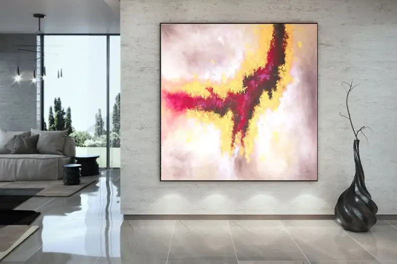 

Abstract Painting Oversize Painting Decoracion Hogar Moderno Contemporary Original Extra Large Wall Art on Canvas Oil Paintings