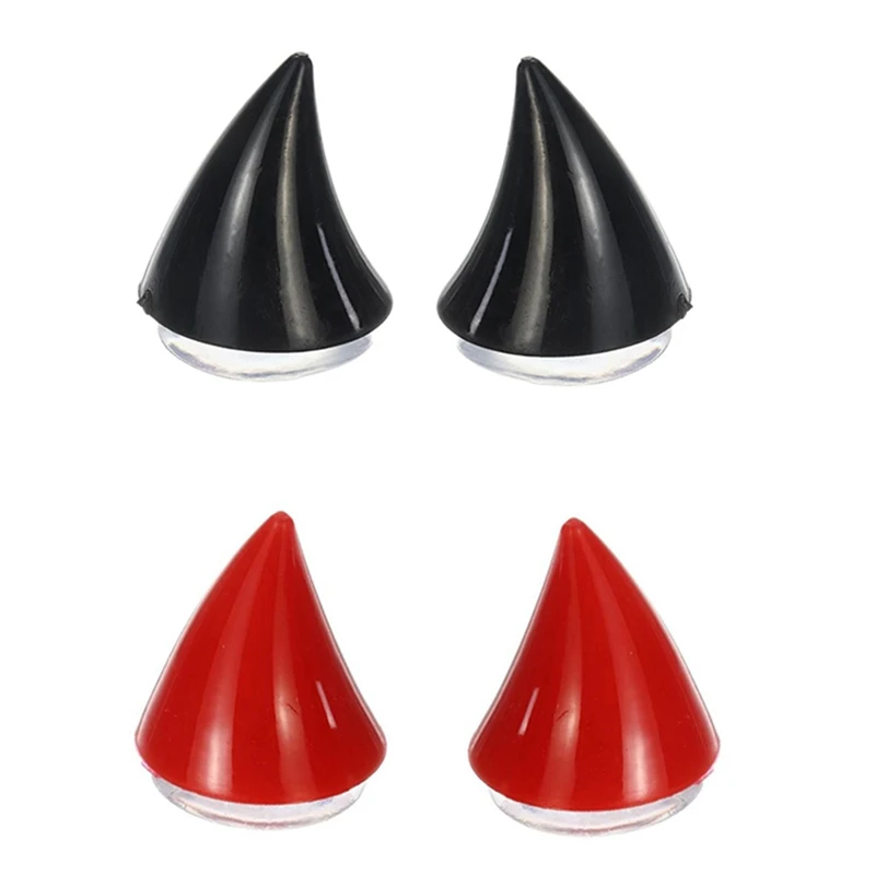 

Motorcycle Helmet Corner Horn Decoration Accessories Resilient Suction Cup Soft Horn Decoration Headwear