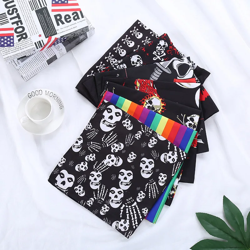 Цветной череп Головной шарф полиэстер/хлопок Спорт на открытом воздухе езда