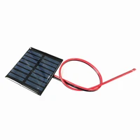 4v 160ma min solar paneldiy solar kit for battery cell phone charger with connect wire