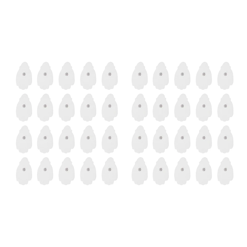 

40 Pcs Unit Pads Replacement Electrodes for TENS Unit Reusable Self Adhesive Electrode Patches