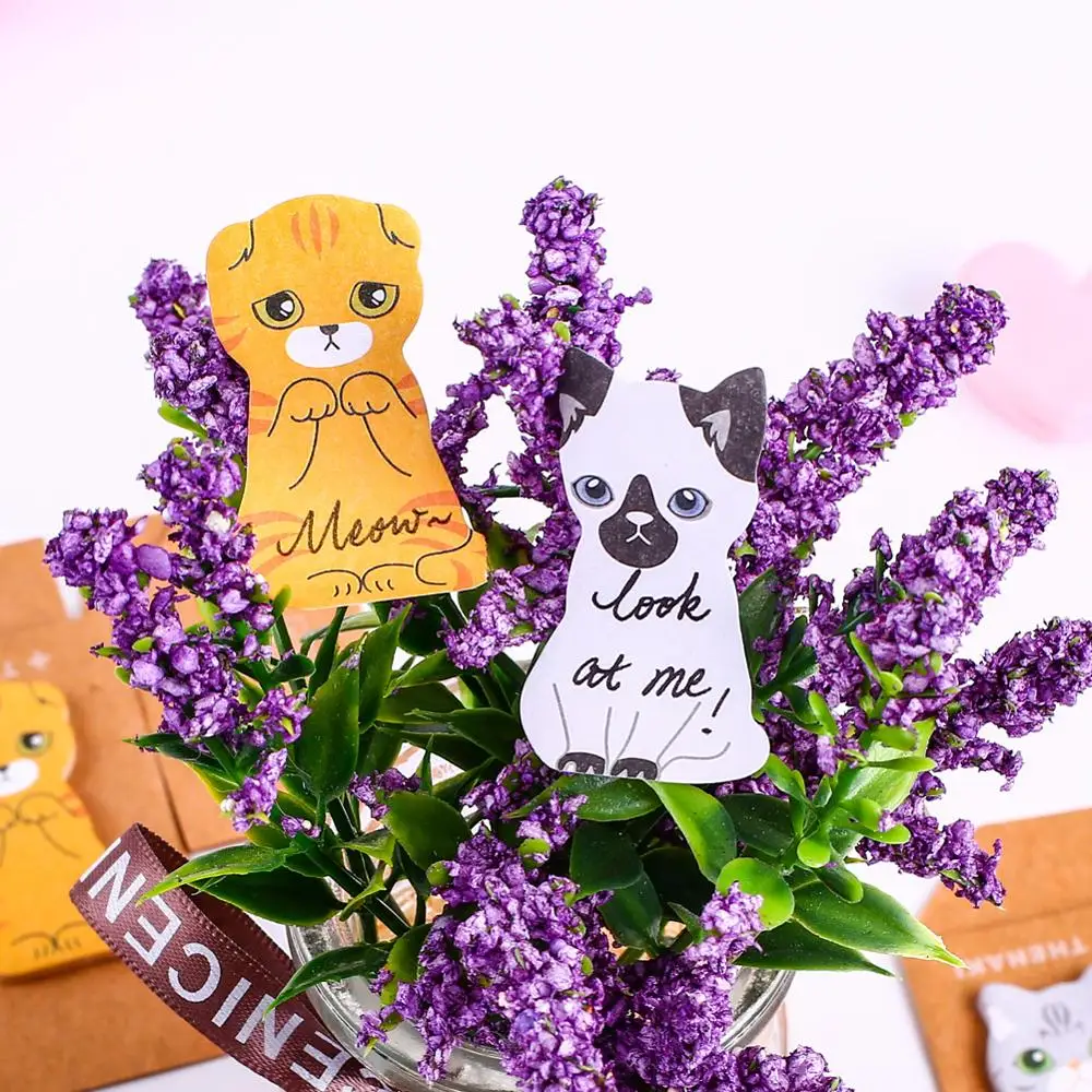 Забавный котик милый Kawaii блокнот для записей канцелярские товары липкая бумага