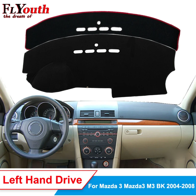 Накладка на приборную панель автомобиля для Mazda 3 Mazda 3 M3 BK 2004 2005 2006 2007 2008 солнцезащитный тент приборная панель покрытие ковра анти-УФ Нескользящая
