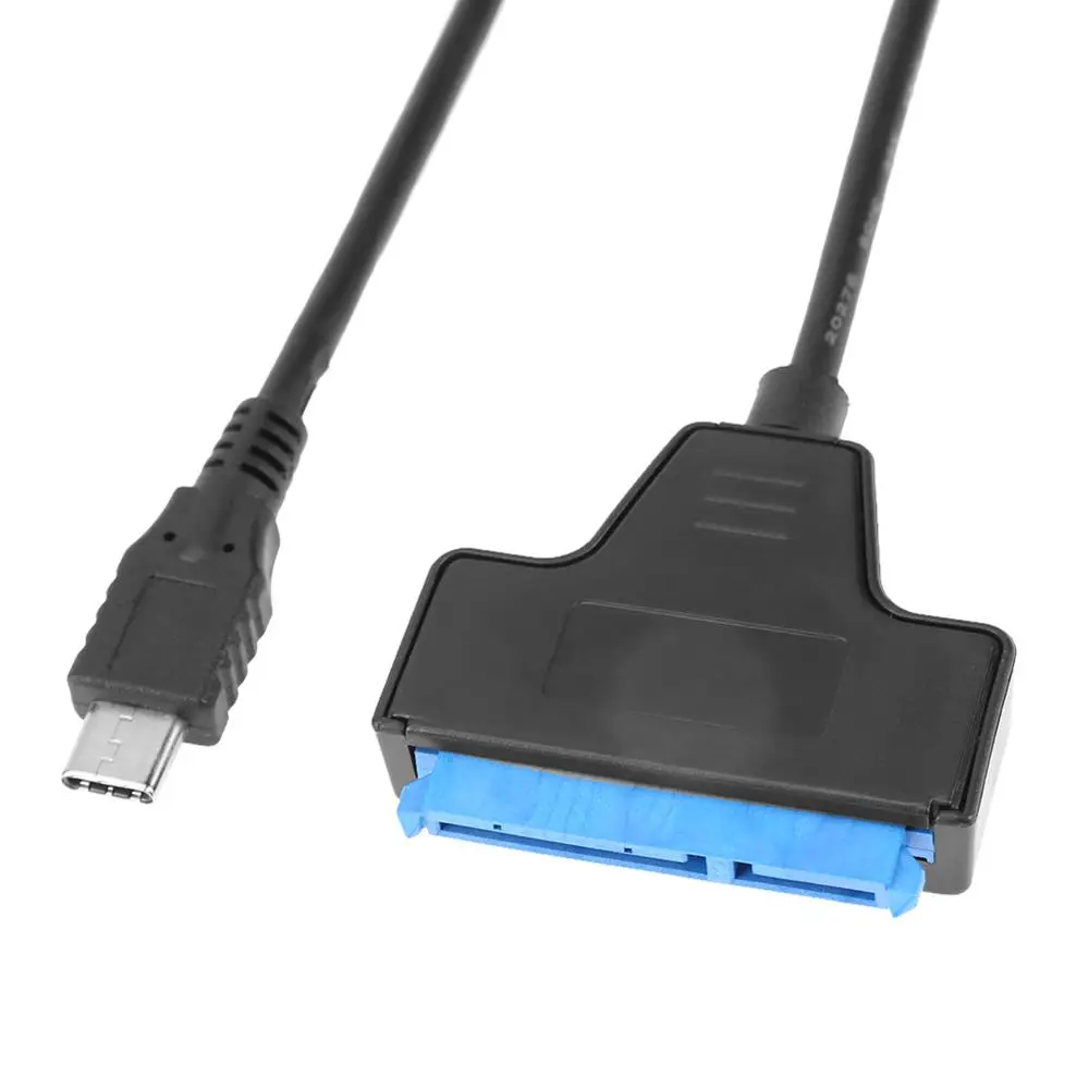 USB 3 0 для SATA Type-c 7 + 15pin кабель конвертер 2 5 дюймов SSD кабели жесткого диска Внешний HD