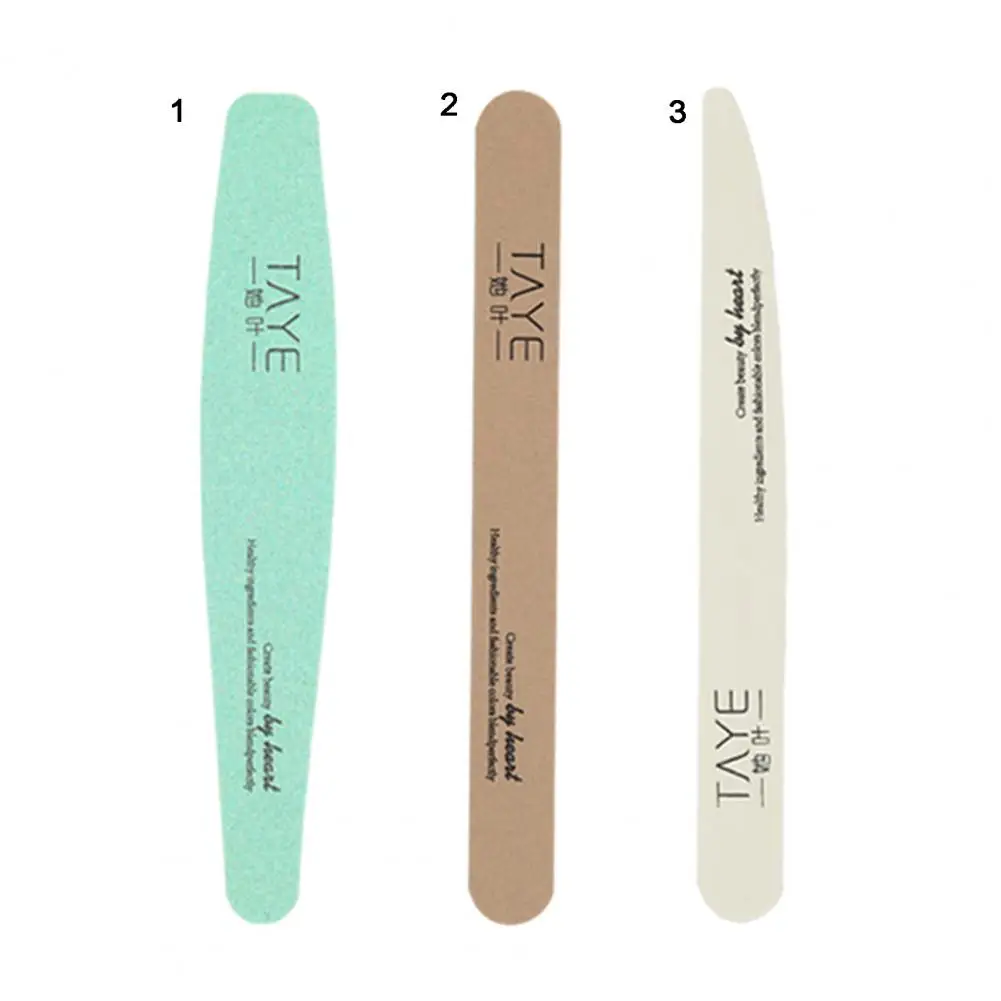 

TAYE Nail File Double Side Nail Grinding Sponge DIY Manicure Sandpaper Polish File for Salon