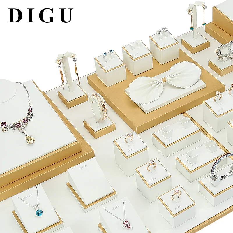 DIGU Роскошные ювелирные изделия Витрина Серьги Кольца Подвески модное окно