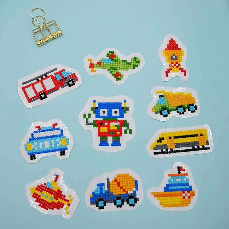 Алмазная картина для грузовиков мини мультфильм детей алмазная вышивка DIY