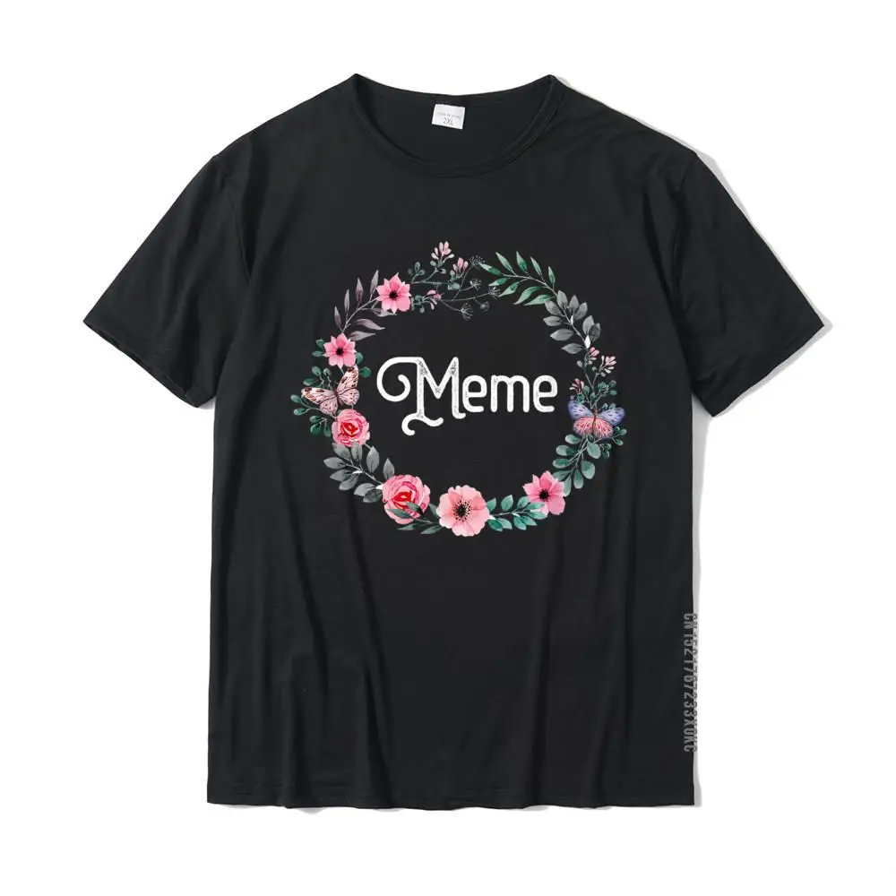 

Mother's Day Gift For Grandma Men Women Floral Meme T-Shirt Cotton T Shirt For Men Printing Tops Shirt Plain Classic