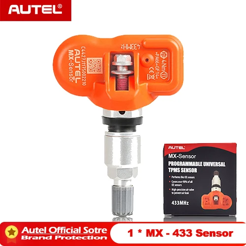 Новые autel MaxiTPMS PAD TPMS сенсор Программирование аксессуар устройства и autel 2 в 1 mx-сенсор 433 МГц 315 МГц Универсальный программист - Цвет: 1 X 433 MHZ