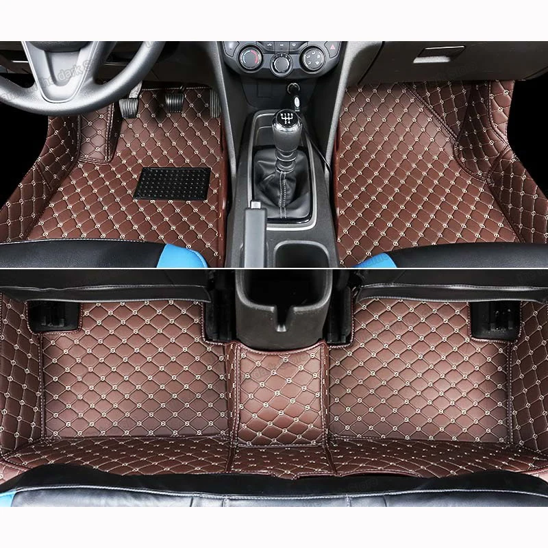 

leather car floor mats for chevrolet cavalier 2016 2017 2018 2019 interior accessory carpet foot matten automobile auto styling