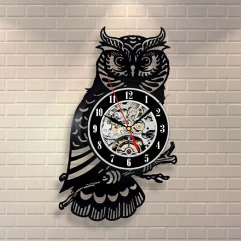 Креативные настенные часы с виниловой записью CD современный дизайн изображением