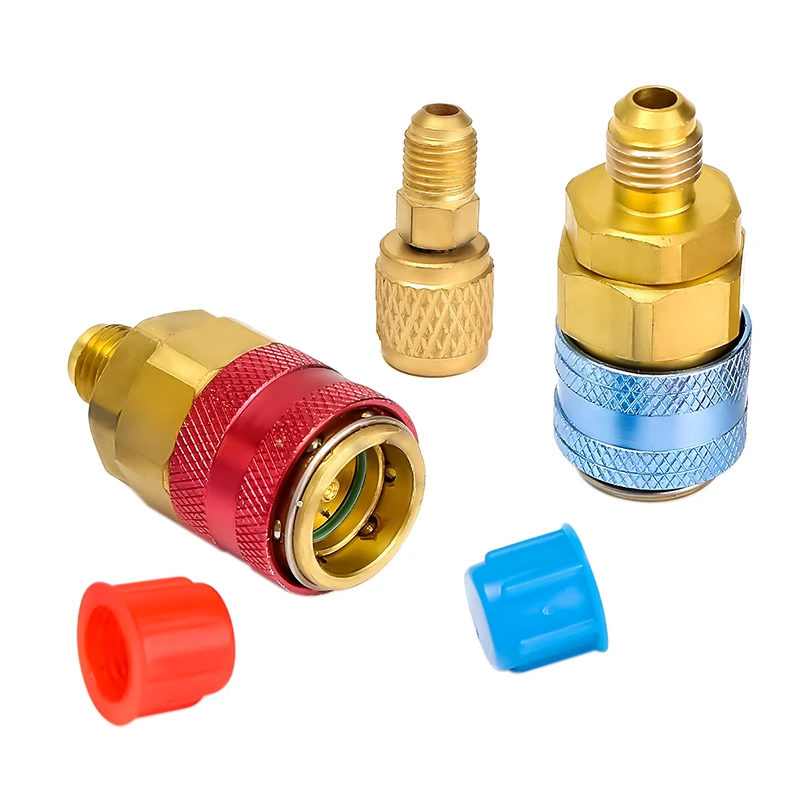 

150cm 3 way Air Conditioner Plus Fluorine Refrigerant Meter Refrigerant Meter Group R134A R12 R22 R502+Quick Coupling