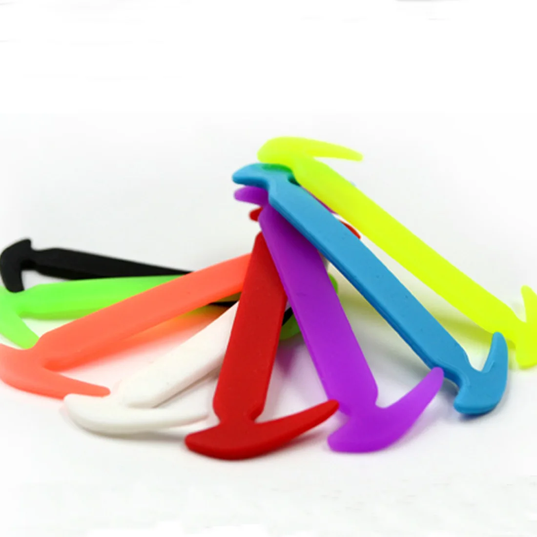 12 шт./упак. эластичные силиконовые шнурки без завязок Эластичные для обуви