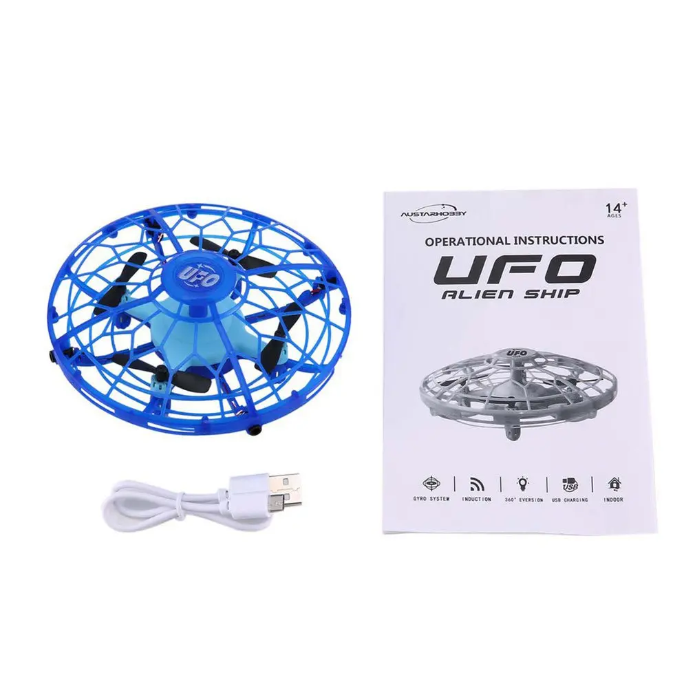 AX-8601 мини Радиоуправляемый Дрон с датчиками 2 4G 4CH Quadcopter Gyro Fly Ball Smart Shatterproof Pocket UFO Safe