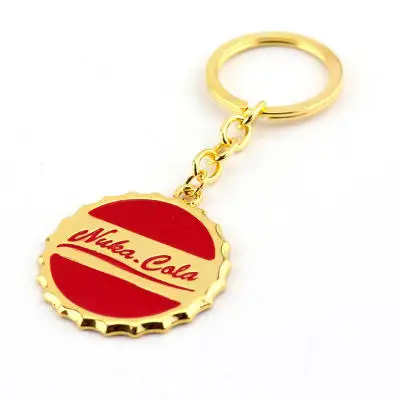 Красный Nuka Cola открывалка для пивных бутылок Pip брелок для мальчика брелок для ключей любовь пиво Прямая поставка автомобильный брелок День отца подарки - Цвет: Красный
