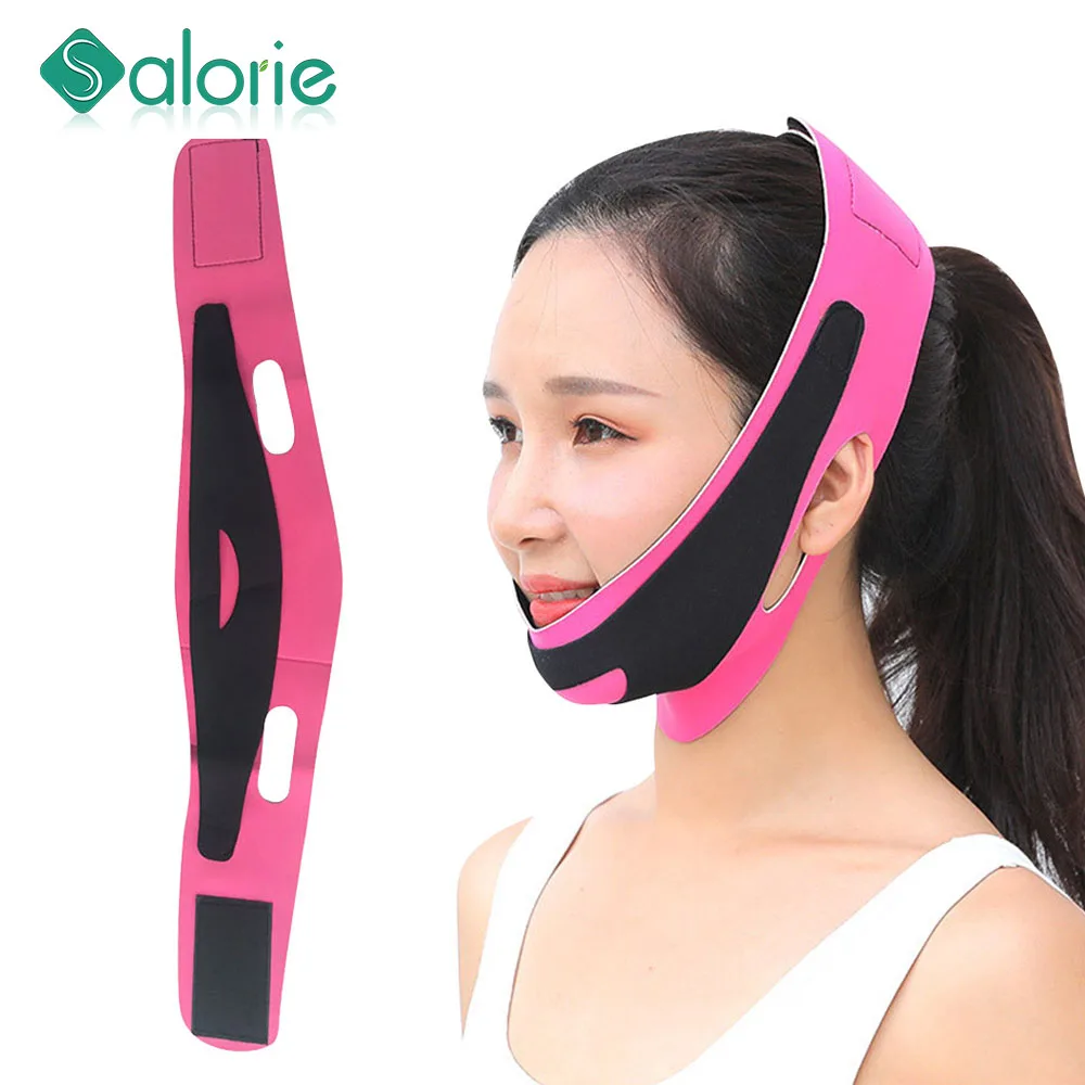 Эластичный Бандаж для похудения лица V линия формирователь женщин подтяжка щек