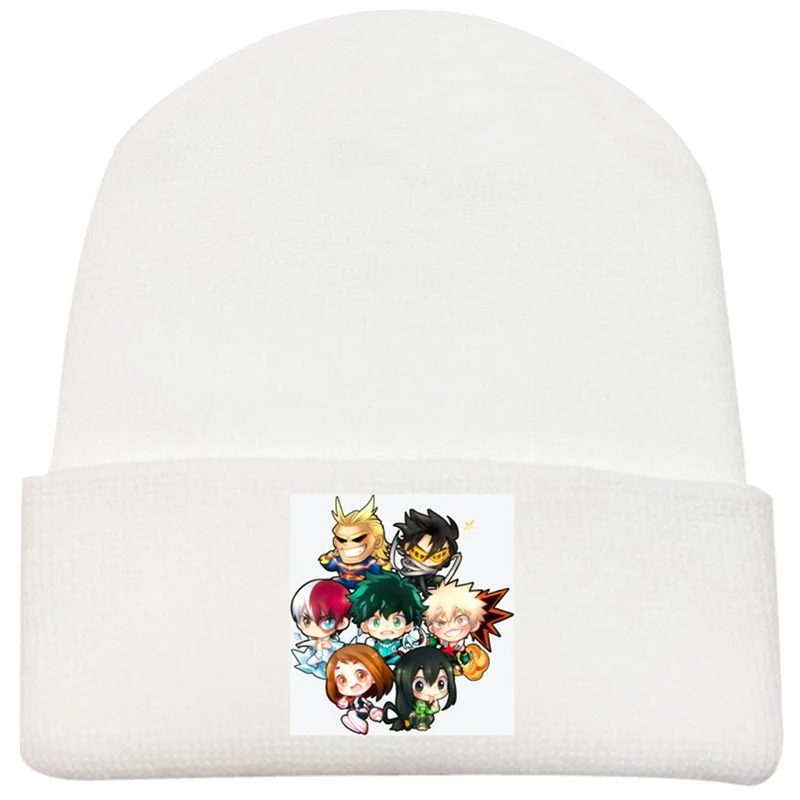

High Quality Anime My Hero Academia Bakugou Katsuki Knitted Cap Hip-Hop Warm Cosplay Hat Unisex