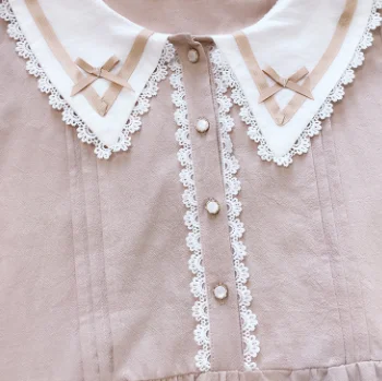 

kawaii girl gothic lolita op princess loli cosplay Japanese sweet lolita dress vintage lace bowknot loose victorian dress