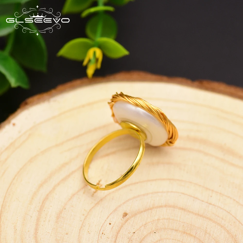 Регулируемое кольцо ручной работы GLOVO женское свадебное бутиковое Подарочное