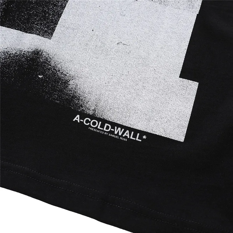 

2021ss A-COLD-WALL T-shirt Red Ink Painting A COLD WALL Tee 1:1 High Quality ACW Tops
