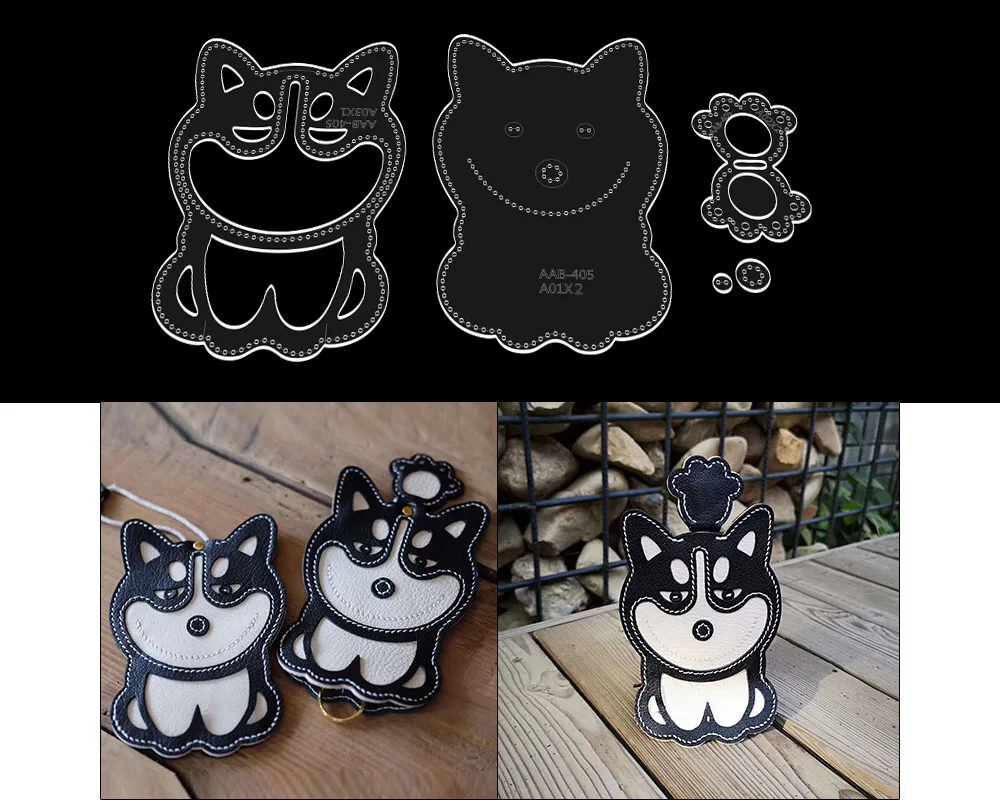 Сумка для ключей Husky акриловая версия креативная сумка хранения на молнии ручная