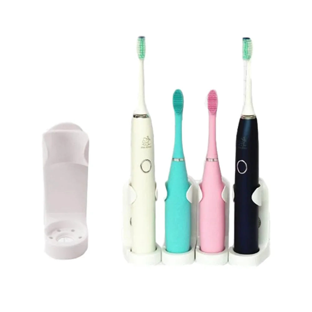 

Electric Toothbrush Holder Traceless Self-adhesive Wall Mount Toothbrush Stand Bathroom Accessories For 90% Electric Toothbrush