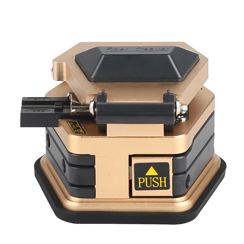 New Gold High Precision Fiber Cleaver SKL-6C Cable Cutting Knife Fiber Optic Knife Tools 16 Surface Blade
