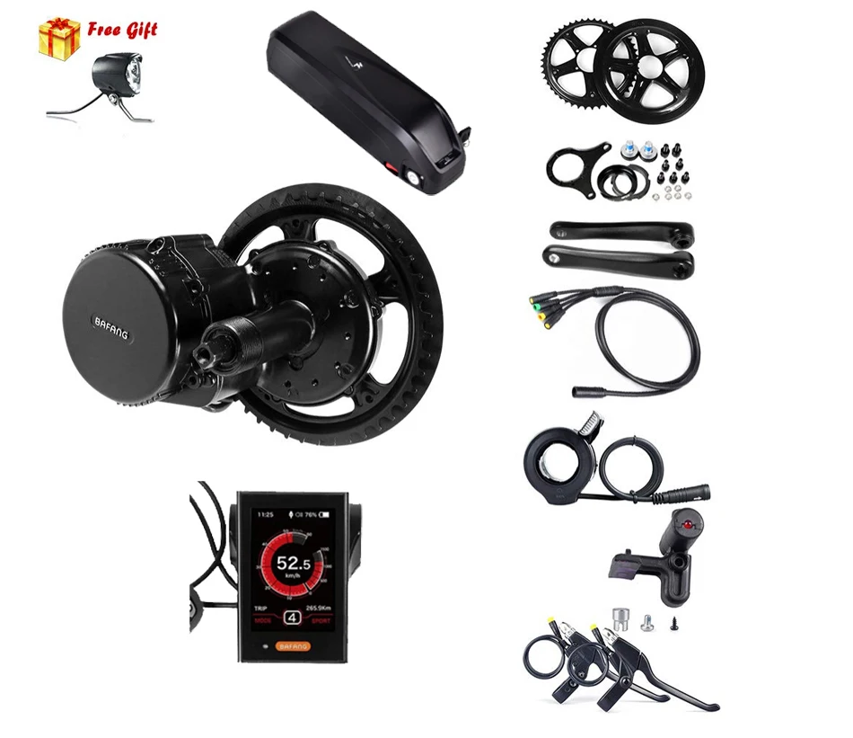 ЕС США нет налога! Bafang mid drive kit BBS02 48 в 500 Вт Электрический велосипед комплект