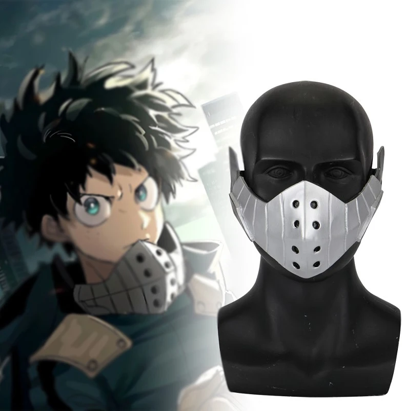 Аниме Boku no hero Academy My hero Academy Midoriya izku Deku, маска для косплея для мужчин, взрослых, на Хэллоуин, Рождество, Рождество, Вечерние Маски