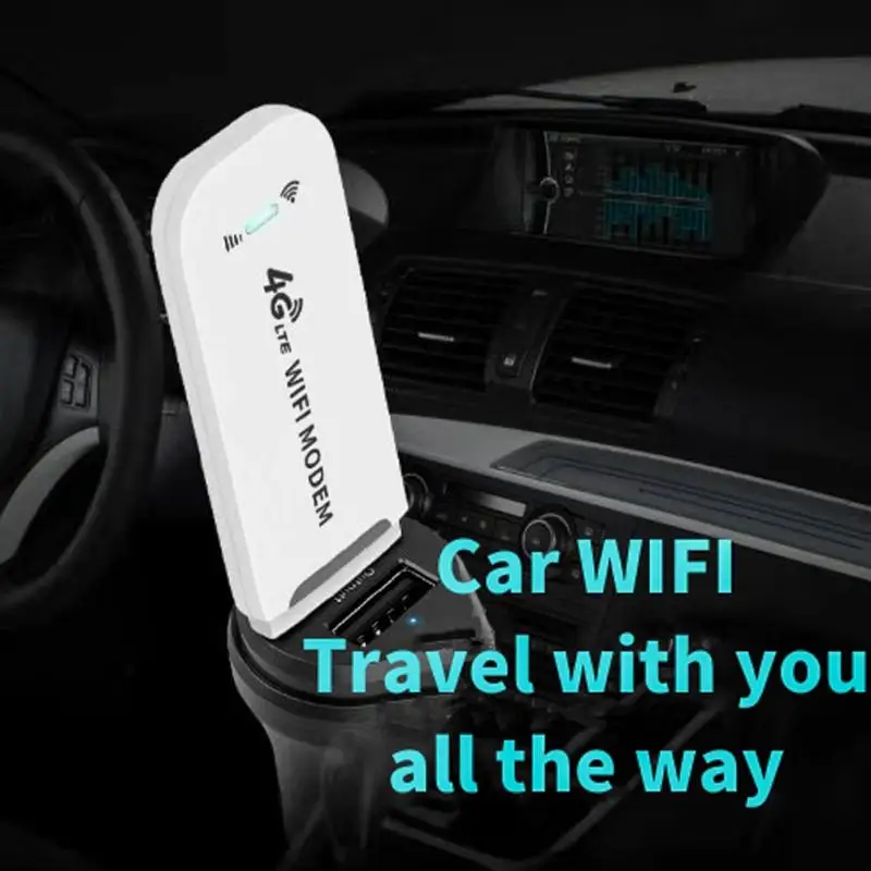 Wi fi роутер 4G 100 мбит/с USB модем беспроводная широкополосная мобильная точка