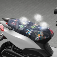 motorcycle seat cushion air cooling 3d mesh motorcycle seat cover waterproof breathable motorcycle seat honeycomb cover