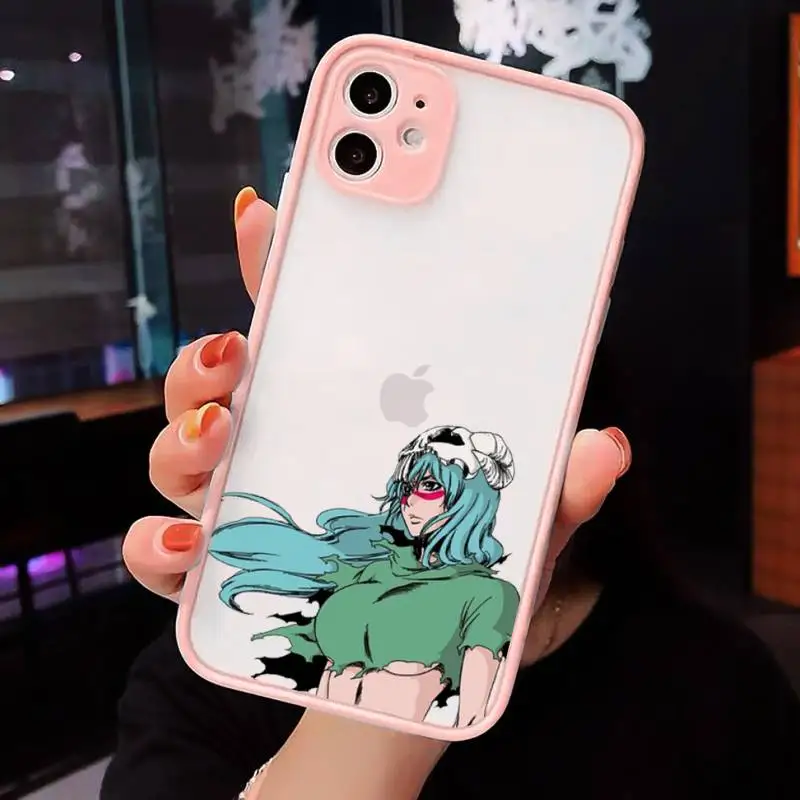 

Japan anime nelliel bleach Phone Cases matte transparent For iphone 7 8 11 12 plus mini x xs xr pro max cover