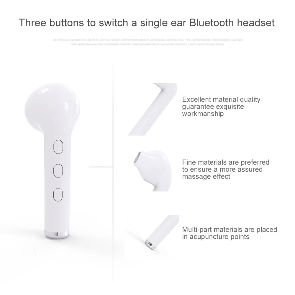 Беспроводные мини наушники Bluetooth беспроводная гарнитура вкладыши для Iphone