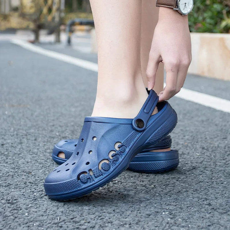 

Сандалии мужские с нескользящей подошвой, дышащая уличная одежда для отдыха, мягкая нескользящая подошва, модные простые пляжные босоножки...