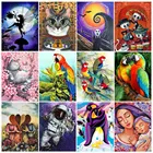 алмазная мозайка алмазная вышивка 5d мозайка алмазами алмазные вышивки алмазная вишивка вышивка крестом наборы Картина для вышивки 5D Diy полный набор для алмазной живописи Cat Bird