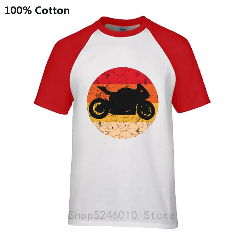 Мужская футболка в винтажном стиле с коротким рукавом из 100% хлопка Классическая