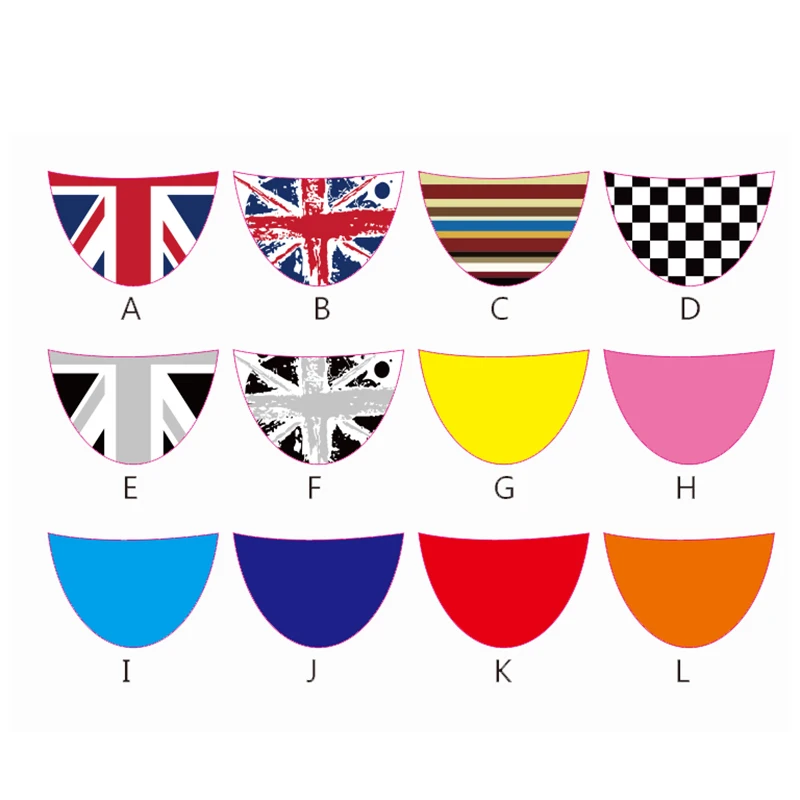 1 шт. Юнион Джек Автомобильный руль клейкая-Виниловая Наклейка для MINI Coopers JCW R55 R56