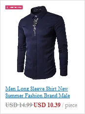 Прямая поставка camisa masculina мужская Повседневная рубашка с длинными рукавами и принтом Повседневная приталенная Мужская рубашка camisa social masculina