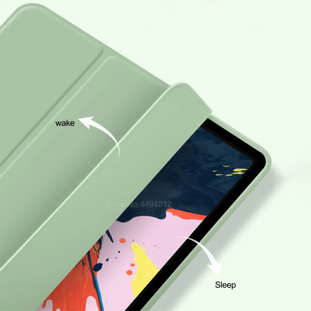 With Pencil Holder Tablets Case For iPad AIR 3 2019 10.5 Inch Silicone Soft Back Smart Cover Apply to Model A2153 A2123 A2152 | Компьютеры