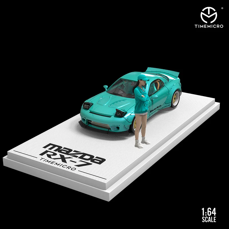 TimeMicro 1:64 Mazda флуоресцентный кролик Pandem /LBWK LB производительность Toyota Supra синяя